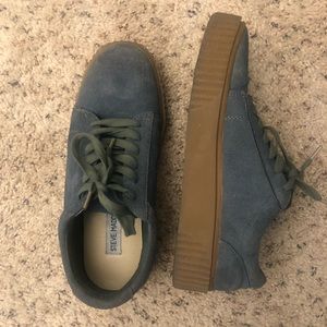 Steve Madden green creepers lace ups